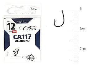 Гачок Cobra ALLROUND (сер.CA117) 10шт, розмір 12