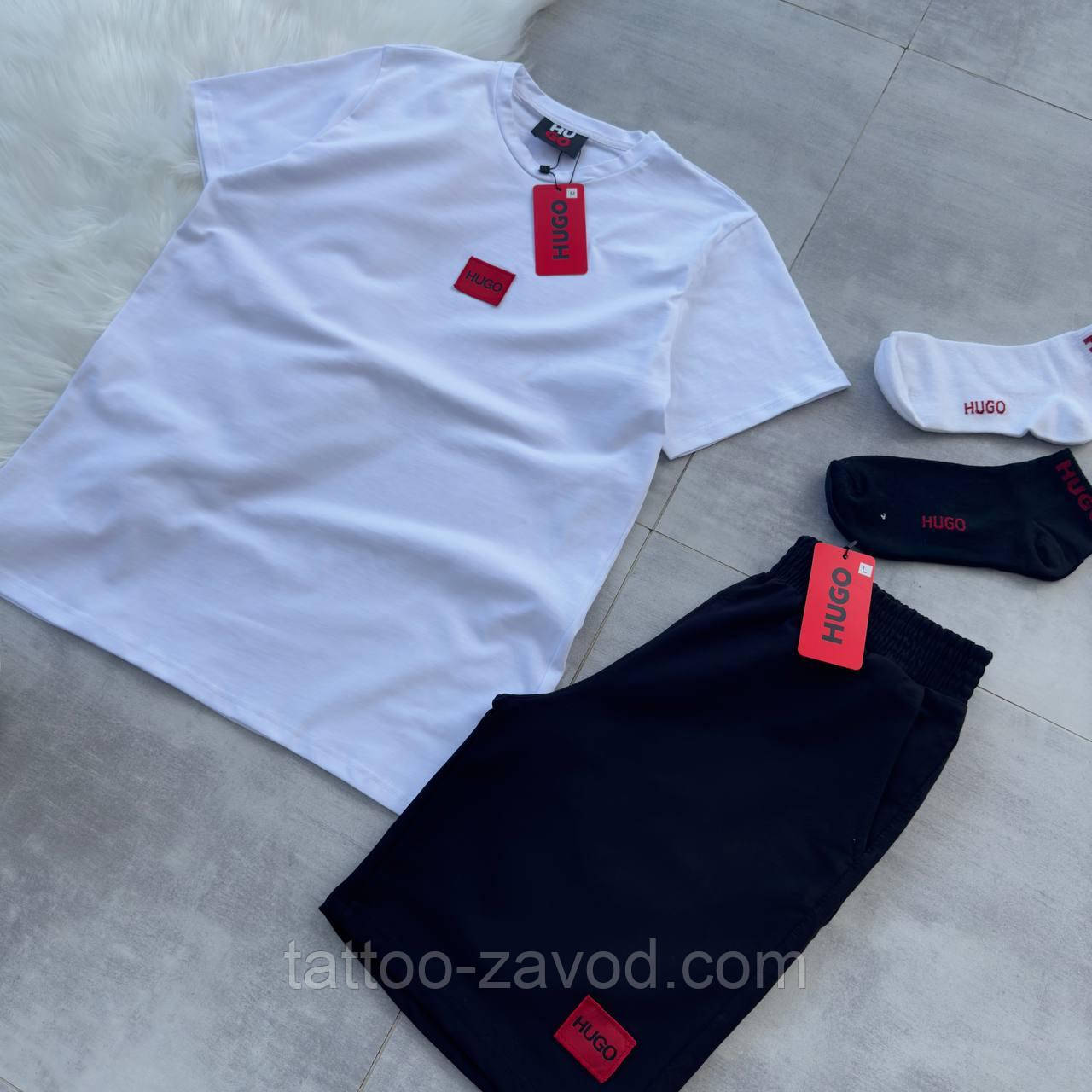 Комплект чоловічої футболки + шорти + 2 пари шкарпеток S M L XL XXL