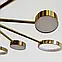 Дизайнерська Led люстра до 20 м² у шикарному золотому кольорі 110*110 см (P540-10BR), фото 5