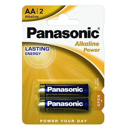 Батарейки AA PANASONIC Alkaline Power 2шт., фото 1