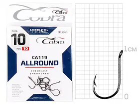 Гачок Cobra ALLROUND (сер.CA119) 10шт, розмір 10
