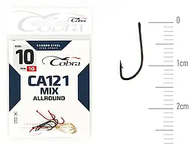 Гачок Cobra ALLROUND (сер.CA121MIX) 10шт, розмір 10
