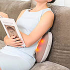 Масажна подушка з підігрівом, від USB, TS-5529 / Електромасажер для спини та шиї / Роликовий масажер, фото 2