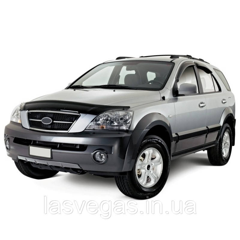 Мухобойка, дефлектор капота Kia Sorento 2003-2009 (EGR/Австралія)