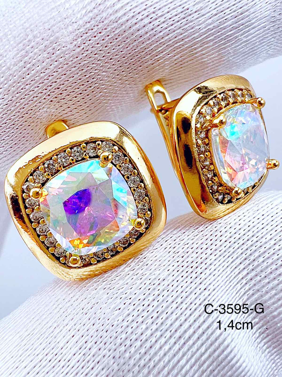 Сережки Xuping позолота