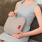Масажна подушка з підігрівом, від USB, TS-5529 / Електромасажер для спини та шиї / Роликовий масажер, фото 7