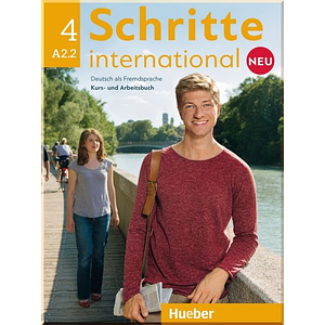 Schritte international Neu 4 Kurs - und Arbeitsbuch mit Audios online (Підручник і робочий зошит)