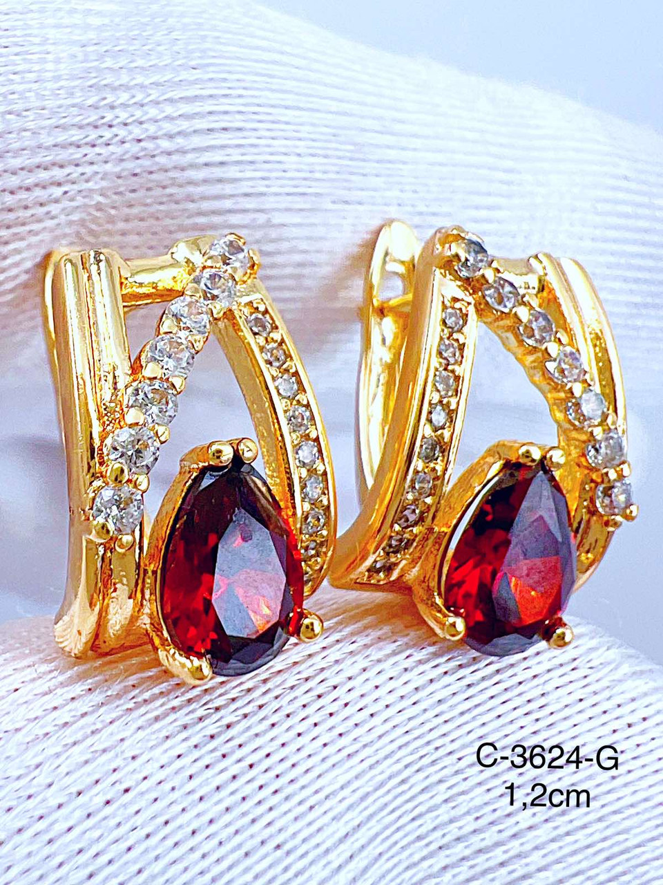 Сережки Xuping позолота