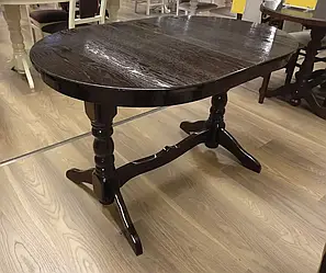 Стіл обідній дерев'яний Мікс меблі Говерла-2 темний горіх (120-160 см)