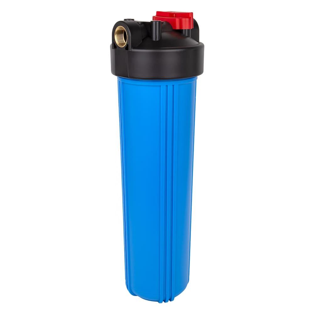 Колба мех. очищення СИНЯ Латун. різьб. ITAL ВВ 20 1" 4,5" х20" (Картрідж + Кроншт.+ Ключ + Шурупи), фото 1