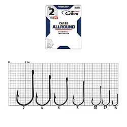 Гачок Cobra ALLROUND (сер.CA126) 10шт, розмір 2