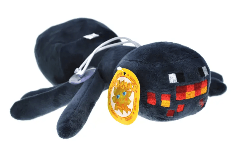 М'яка іграшка "Павук майнкрафт" чорна 23 см.