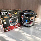 Мультиварка на 6 л 1800 Вт із чашею на парі з LED-екраном для швидкого готування 12 автоматичних програм, фото 2