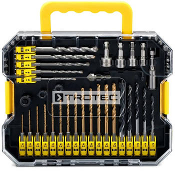 Професійний набір біт і свердел Trotec 49 pieces Hexagon Shank Drill and Bit Set універсальний комплект для дрилів і шуруповертів