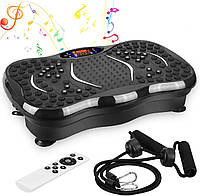 Тренажер із віброплатформою для зниження ваги | Фітнес-платформа з петлями й еспандерами