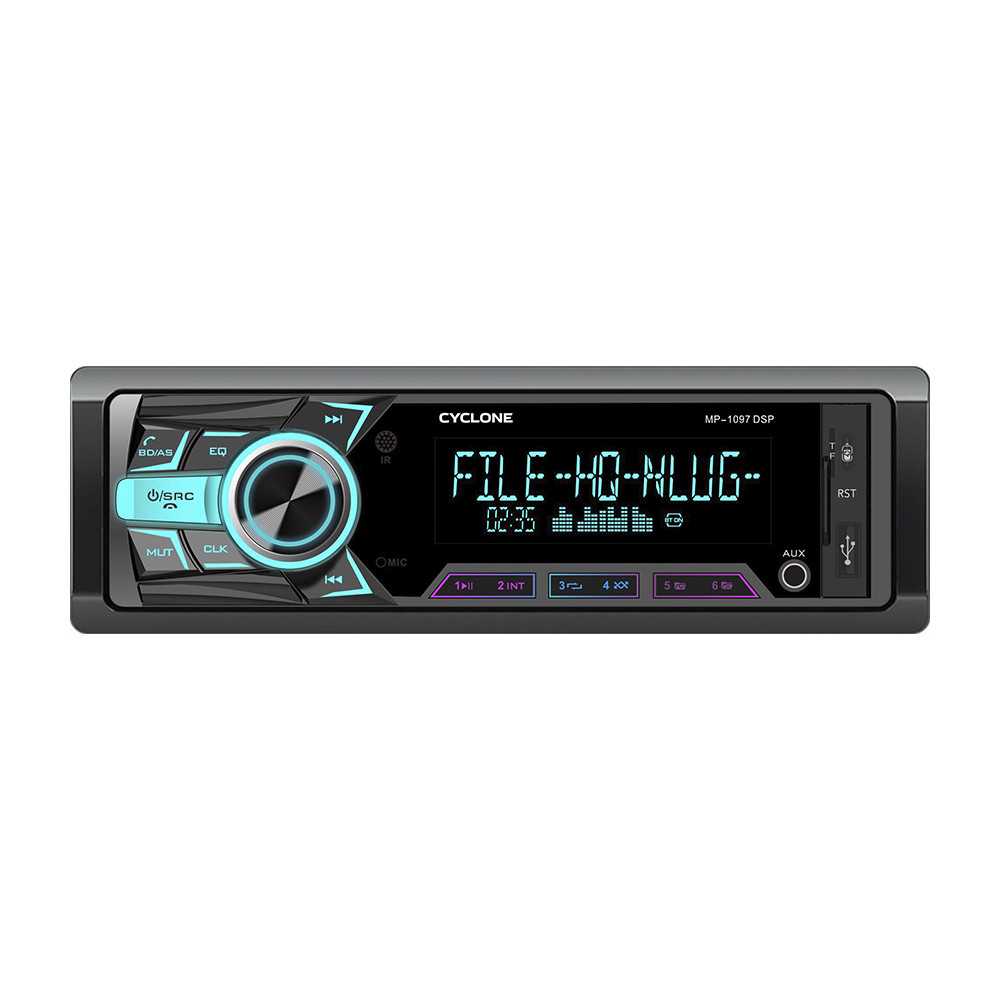 Автомагнітола CYCLONE MP-1097 DSP — 1DIN, Bluetooth, DSP-процесор, керування через VE Audio