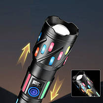 Фонарь NIGHT VISION FLUORESCENCE CB-G706-TG, 1x26650, power bank, ЗУ Type-C, zoom, Box, фото 4