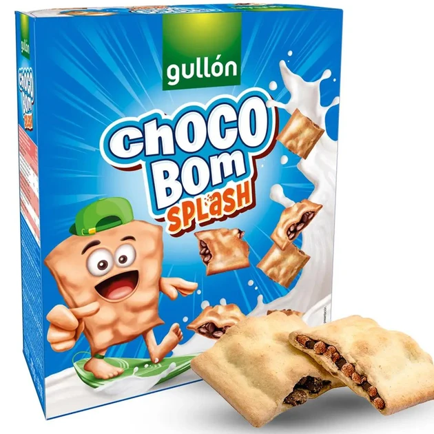 Сухі сніданки-печиво GULLON Chocobom Splash, 275г