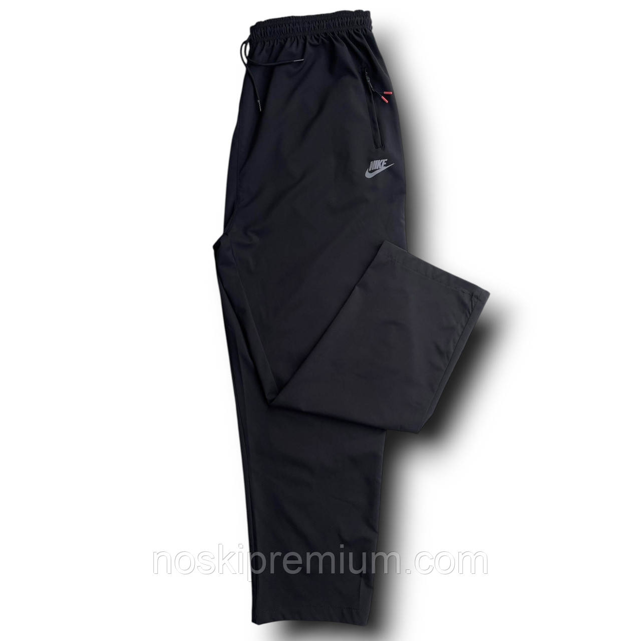 Штани спортивні чоловічі мікрофібра батали Nike, розміри 58-66, чорні, 35, фото 1