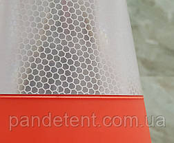 Конус дорожній гнучкий 50 см зі світловідбивними смугами, фото 4