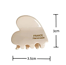 Заколка для волосся NYU.NYU France hair clip Heart Beige 3,5x3см, фото 2