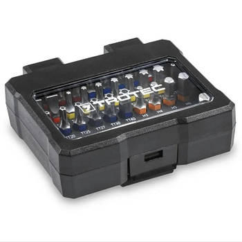 Набір біт Trotec PSCS Screwdriver 32 pieces Bit Set комплект біт з кольоровим маркуванням та магнітним тримачем