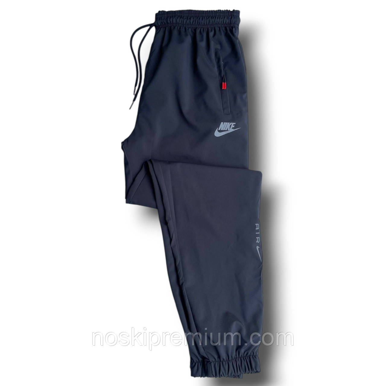 Штани спортивні чоловічі мікрофібра з манжетом Nike, розміри 48-56, сірі, 33, фото 1