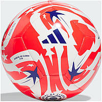 М'яч футбольний Adidas FCWC CLB білий, червоний Уні 5