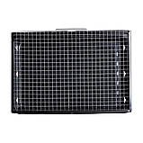 Мангал переносний складаний з решіткою 43×30×23.5 см, фото 7