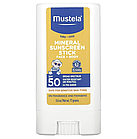 Mustela, мінеральний сонцезахисний крем-стік для дітей, SPF 50, 17 г