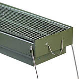 Мангал портативний складаний 51.5×23×25 см з ґратами, фото 7