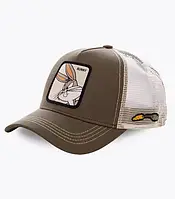 Кепка бейсболка з сіточкою літня для хлопчика Bunny коричнева 54-58