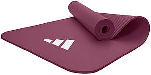 Килимок для фітнесу Adidas Fitness Mat бордовий Уні 173 x 61 x 0.7 см