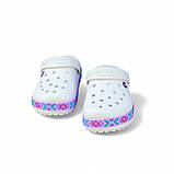 Крокси сабо жіночі із піни EVA Dago 423 Білі, фото 2