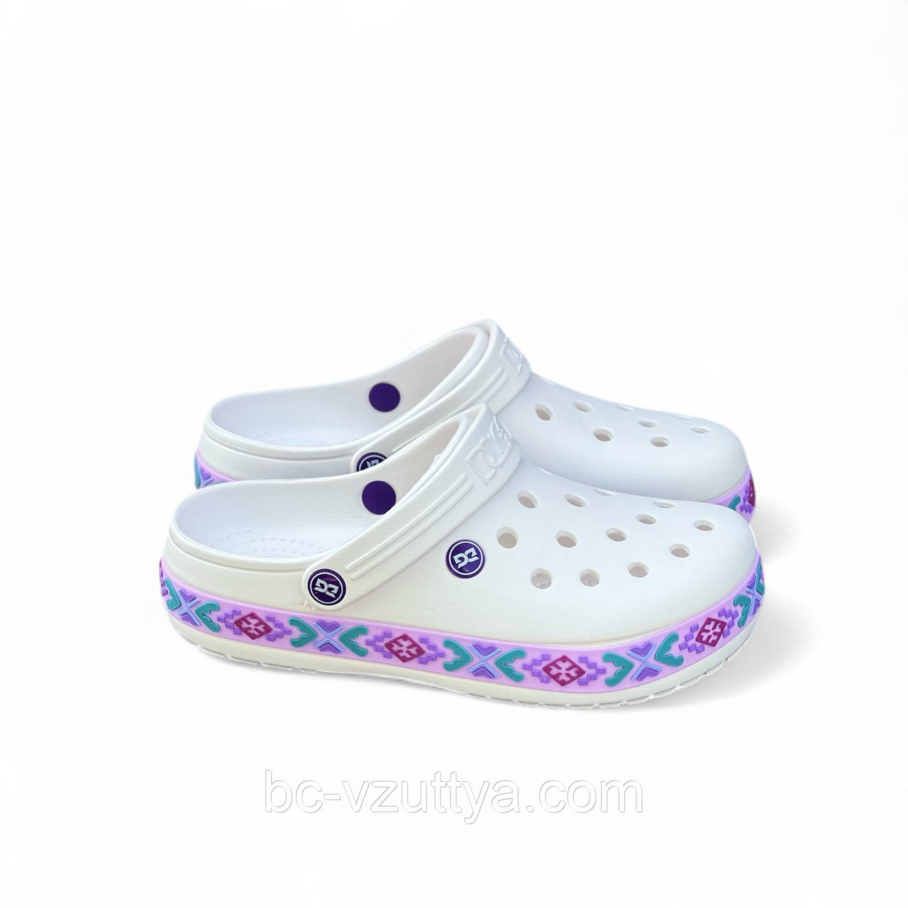 Крокси сабо жіночі із піни EVA Dago 423 Білі, фото 1