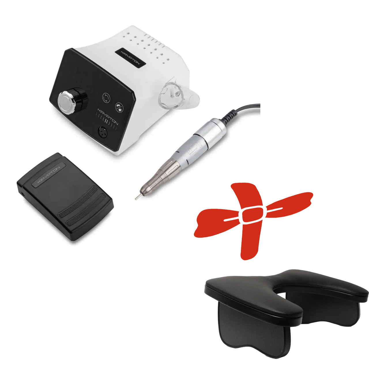 Фрезер для манікюру і педикюру KRYPTON II з полегшеною ручкою XPS-300, 70 Вт, 30 000 об/хв, фото 1
