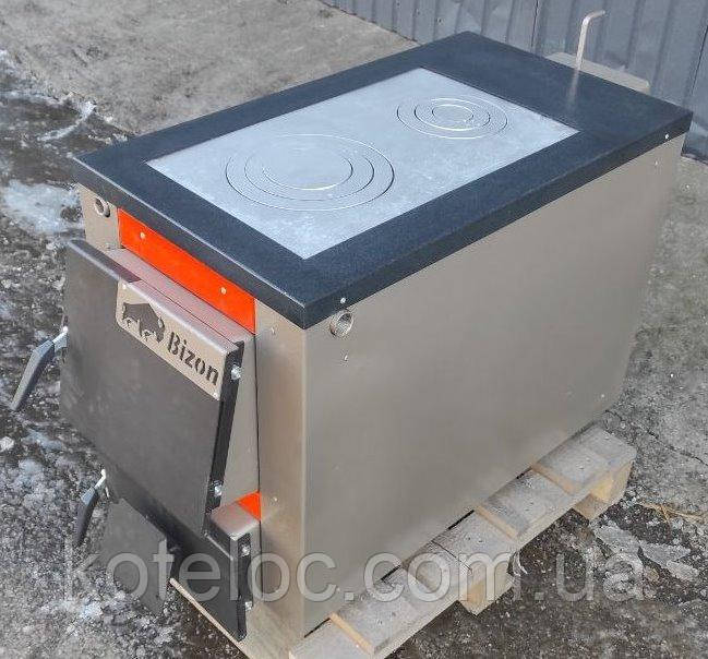 Котел дров'яний з чавунною плитою Bizon MP 20 кВт