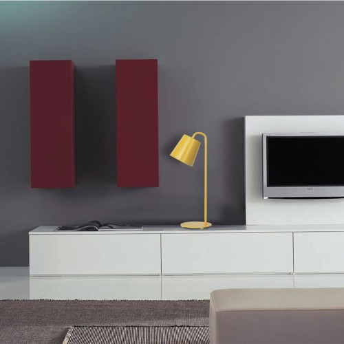 Настільний світильник Feron DE1440 під лампу жовтий, фото 1