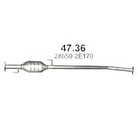 Резонатор Hyundai Tuscon, Kia Sportage 2.0 POLMOSTROW