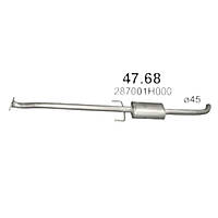 Резонатор Kia Ceed 1.4-1.6 POLMOSTROW