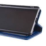 Шкіряний чохол книжка GETMAN Gallant (PU) для Infinix Smart 9 4G / Hot 50i Синій, фото 4