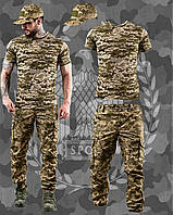 Літній комплект 3 в 1 піксель, форма піксель убакс штани бейсболка літо