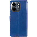 Шкіряний чохол книжка GETMAN Gallant (PU) для Infinix Smart 9 4G / Hot 50i Синій, фото 3