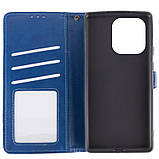 Шкіряний чохол книжка GETMAN Gallant (PU) для Infinix Smart 9 4G / Hot 50i Синій, фото 5