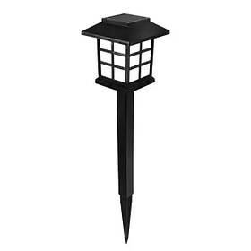 Вуличний світильник для саду RIAS R35 на сонячній батареї 35см Black (3_06343)