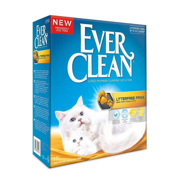 Наповнювач бентонітовий Ever Clean (Евер Клін) Litter Free Paws для котячого туалету "Чисті лапки" 10 л, фото 1