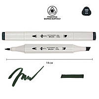 Маркер акварельний SANTI sketch SM-80. темний хакі Santi (391110), фото 3