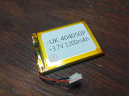 Аккумулятор Li-pol 3.7V 1200mAh 404050 із захистом 40-50мм