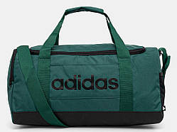 Сумка Adidas LINEAR DUFFEL S 24L зелений, чорний Уні 22х28х53 см
