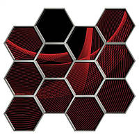 Декоративна ПВХ плитка на самоклейці 280х300х5мм Соти, ціна за 1 шт. (СПП-503) SW-00000667